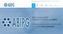 Desktop Screenshot of abipg.org.br