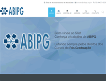 Tablet Screenshot of abipg.org.br